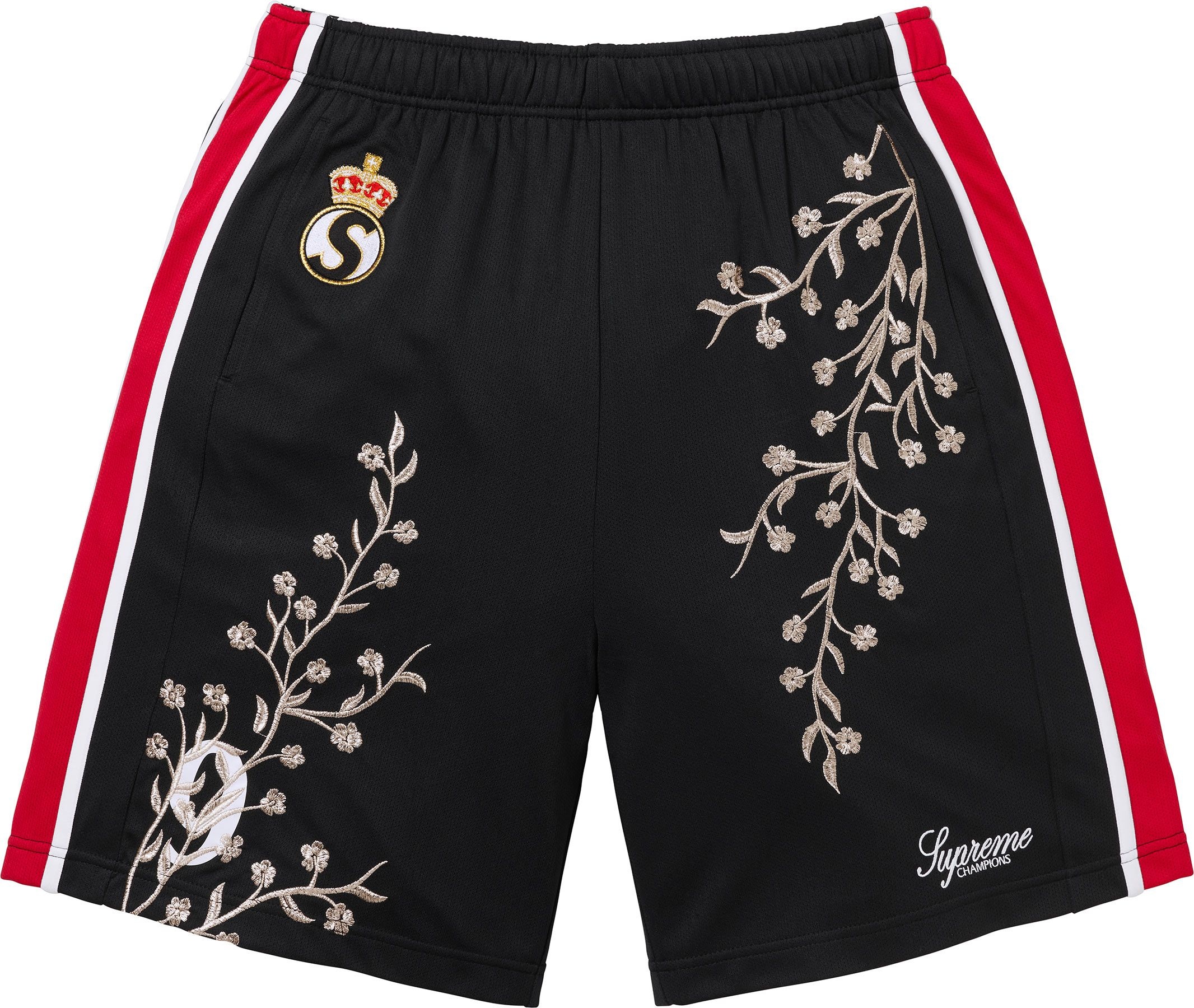 Floral Soccer Short view 4